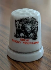 Great Smoky Mountains Souvenir  Thimble