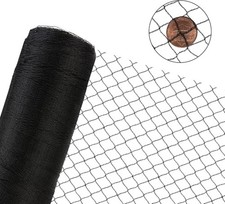 Vocray Woven Bird Netting 10X10 FT, 1/2" Mesh, Strong Bird Net Protect Fruit Tre