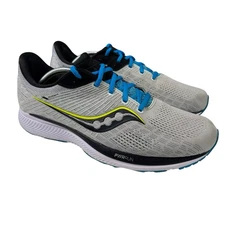 Saucony Guide 14 Mens 11.5 S20654-55 Alloy/Cobalt Running Shoe Performance Gym