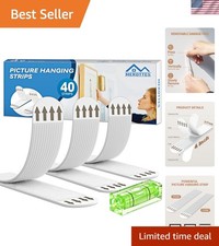Heavy Duty Large Picture Hanging Strips, 20-Pairs 40 Packs Adhesive Picture H... 0.55 per strip