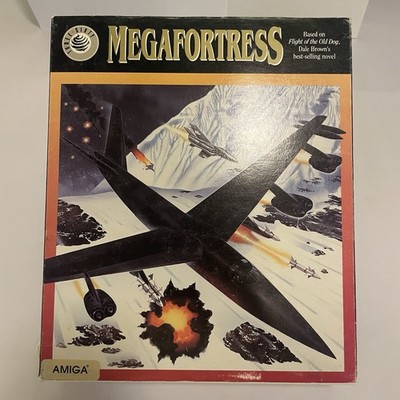 Megafortress Commodore Amiga BIG BOX CIB   Complete w Manuals, Disks & Addendum