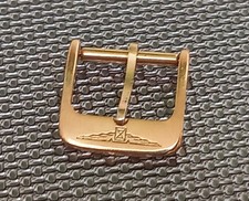 FIBBIA LONGINES VINTAGE GOLD PLATED USED 12mm (rif.F12A)