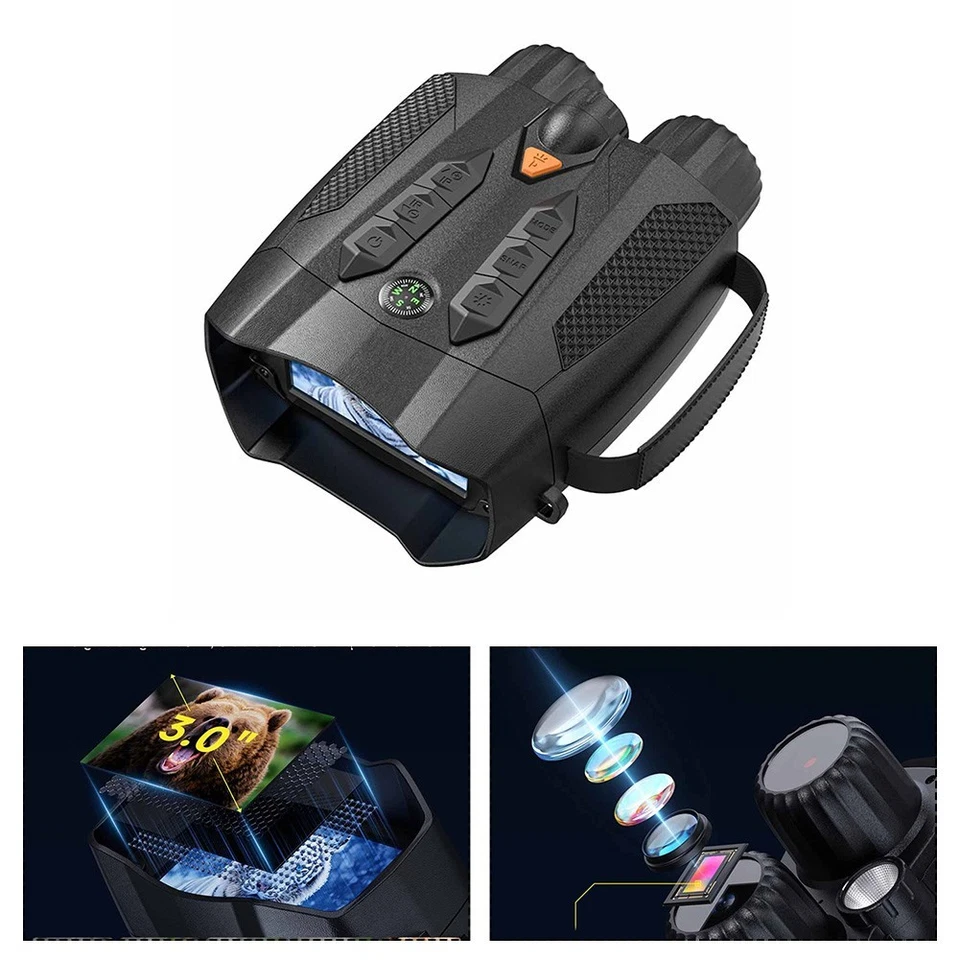 Zoom For Night Vision Binoculars with User Friendly Design for Outdoors - Image 3 of 4