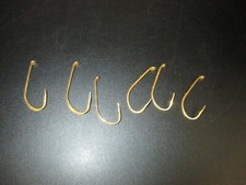 6 golden fish hooks 2,never used