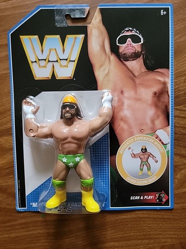 MACHO MAN RANDY SAVAGE WWE MATTEL RETRO HASBRO...