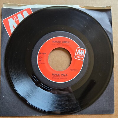 ROSIE VELA Magic Smile DJ PROMO A&M 45 7'' Record Vinyl Records POP