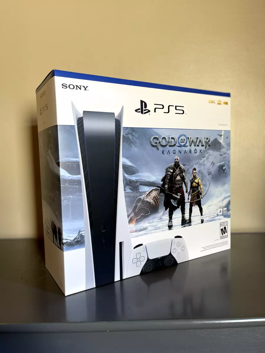 Sony God of War Ragnarok and Playstation Disc Console Bundle