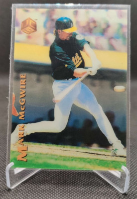 1995 Sportflix UC3 In-Depth #137 Mark McGwire Oakland A's Baseball Card