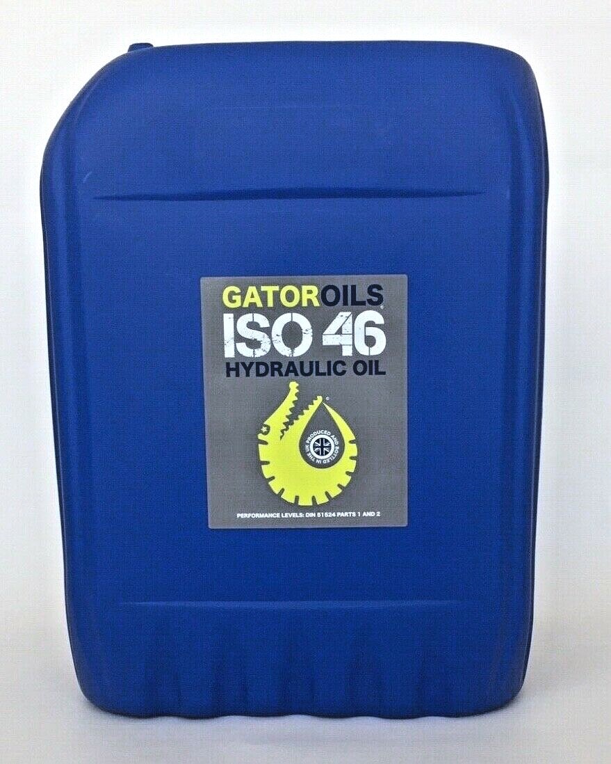 20 litres Gator ISO 46 Hydraulic Oil Virgin Grade DIN 51524 part 1 and