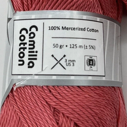 Fio de algodão Camilla "coral" 6 novelos #575 - Imagem 2 de 2
