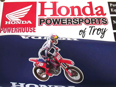 NEW GENUINE HONDA SEAT CRF450 CRF250R / RX * 50TH ANNIV BLUE