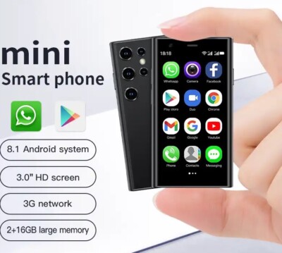 Mini Smartphone Unlocked Smart Phone 3.0 Inch HD Screen Mini Ce