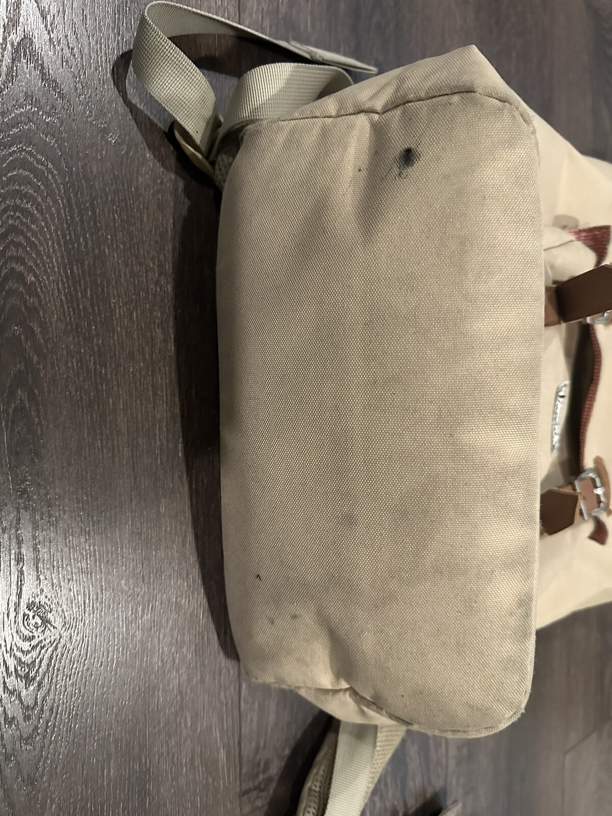 Khaki Hershell Backpack Vintage Laptop Bag