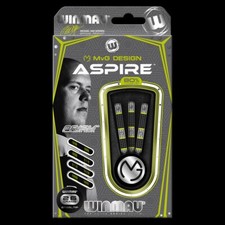 WINMAU ASPIRE 80 TUNGSTEN MVG DESIGN STEEL TIP DARTS 26 GR SHIPS FREE N BONUS