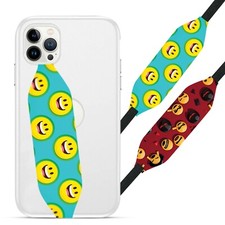 Universal Phone Grip Straps for Secure Handling Reversible