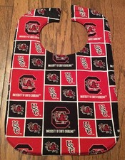 USC University Of SOUTH CAROLINA GAMECOCKS Handmade Toddler Size Bib New  
