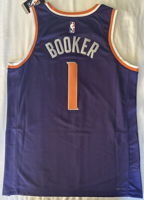 Nike NBA Phoenix Suns Devin Booker #1 Dri-Fit Swingman Basketball