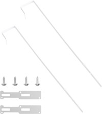 Over-The-Door Mirror Hanger, 2 Height Adjustable Door Mirror Hanger Set W Protec