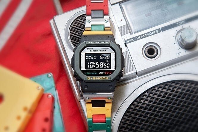 Casio G-Shock MixTape Limited Multicolor Digital Men's Watch DW