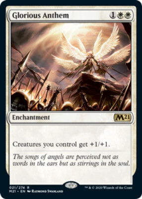 Glorious Anthem - Foil LP, English MTG Core Set 2021