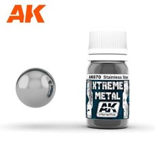 AK Interactive AK670 Xtreme Metal Stainless Steel 30ml - US