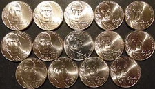 2010-PD thru 2025-PD Jefferson Nickel Choice/Gem BU Uncirculated Date Set