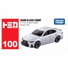 Takara Tomy Tomica 100 LEXUS IS 350 F SOIRT White Diecast Toy Car 2024 New