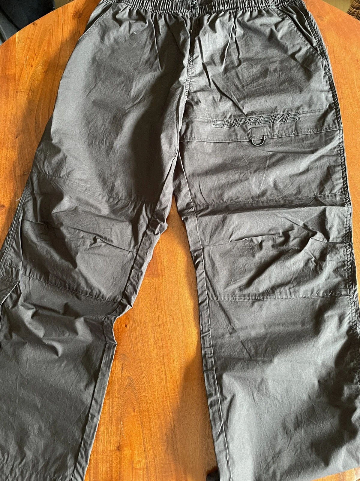 PANTALON SUPREME TRACK NOIR GRAND NEUF FW2018