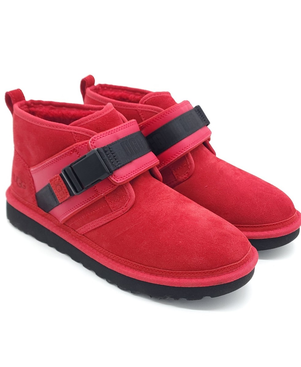 UGG Neumel Snapback Chukka Boots Mens Size 11 Red Black 