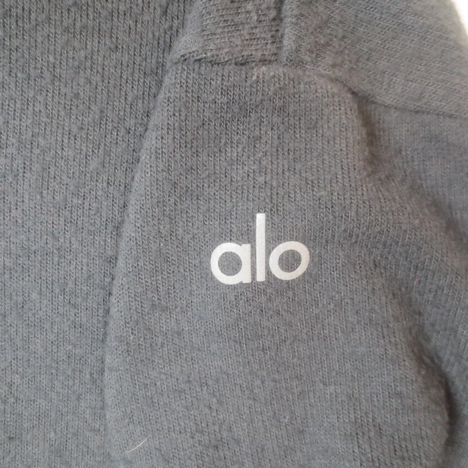 alo yoga Sweatshirt Womens Small Gray Oversized Sweater Lightweight Pullover - Image 2 of 4