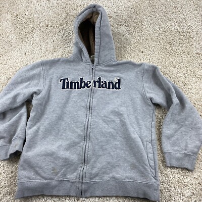 timberland youth boys size XL (20) hooded sweatshirt full zip up