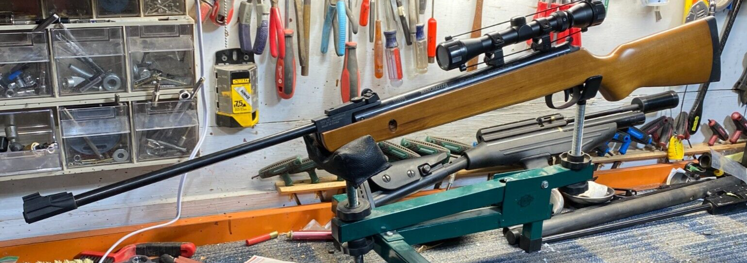 Winchester 1100WS .177 Pellet Air Gun Rifle W/Sights & 3x9x Scope