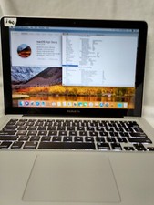 macbook pro 13 inch mid 2012 battery cycle 1334 8GB RAM 500GB hd 2.5GHz core i5