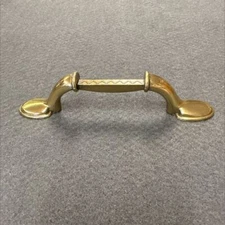 3" Spoon Foot Pull Without Insert Antique Brass