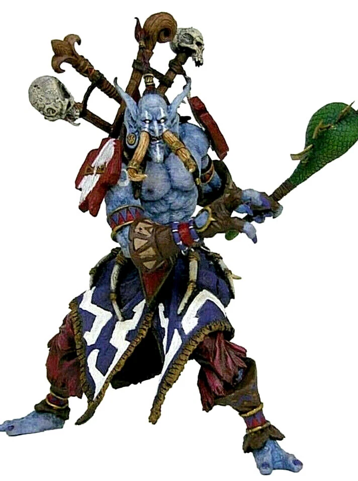 World Of Warcraft JUNGLE TROLL PRIEST figure PVC 24cm Sota Toys - Imagen 3 de 4