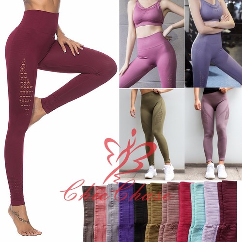 de gimnasio sin costuras para mujer correr entrenamiento fitness ropa deportiva | eBay