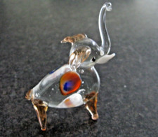 Atemberaubender Kunstglas Elefantenrüssel in der Luft mit Millefiori evtl. Muranoglas