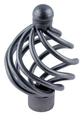 (12 Pack) 1-1/2" Bird Cage Knob Pewter