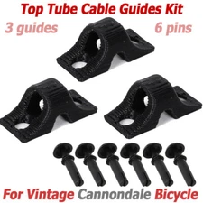 Top Tube Cable Guides Kit For Vintage Cannondale Bicycle 86-99 5mm Housing