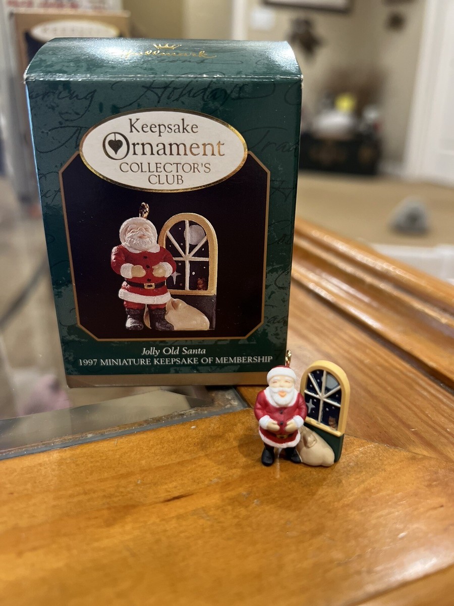 Ornement De Noël Hallmark 1997 – Joyeux Noël à Tous – Vintage