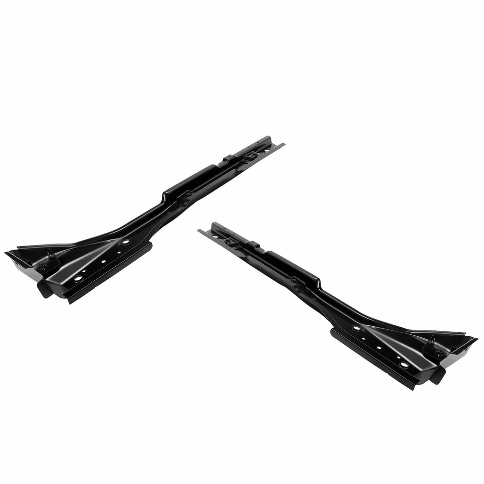 Juego de sartenes de piso delantero y caja de par de soporte para Jeep TJ Wrangler 1997-2006 Foto 3 de 4