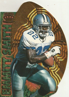 1996 Pacific Invincible Kick Starter Die Cuts #KS-16 Emmitt Smith (1:49)!