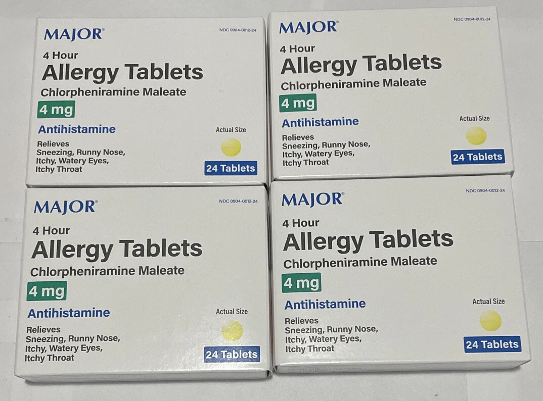Major Allergy Tablets Chlorpheniramine