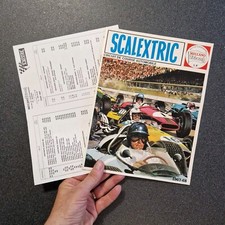 rare CATALOGUE 1967-1968 SCALEXTRIC MECCANO TRIANG circuit auto NEUF + TARIF