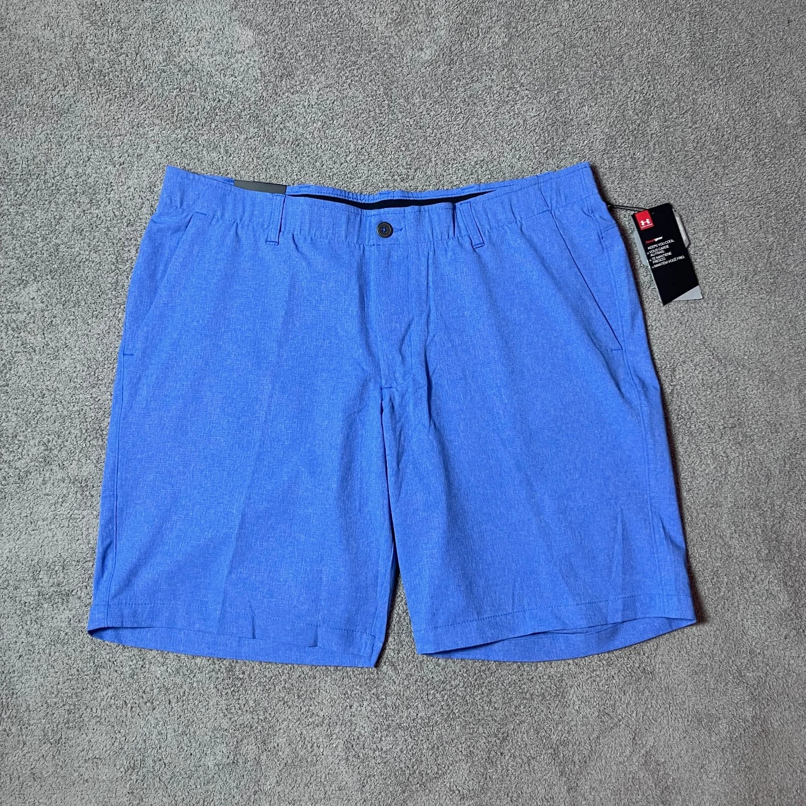 Under Armour UA Flat Front Showdown Vented Golf 10" Inseam Shorts Men's 40