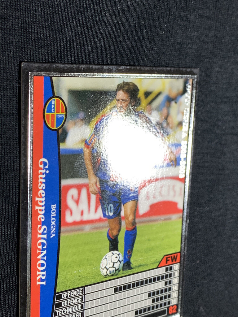 Giuseppe Signori WCCF PANINI soccer card made in Japan sports