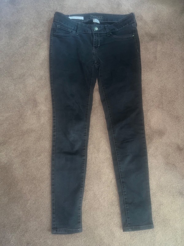 womens juniors denim degree skinny jeans sz 9