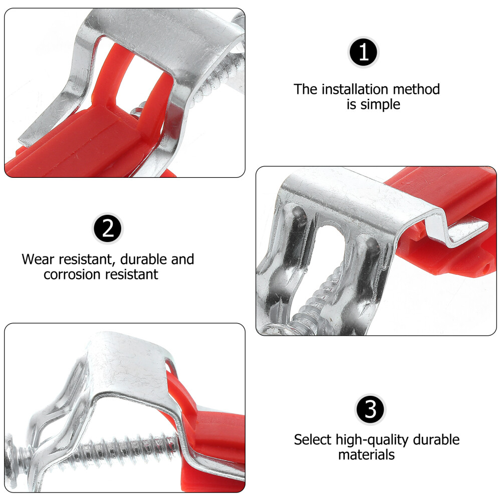 5 Pcs Sink Mounting Clips Kitchen Sink Mounting Clamp Granite Stainless