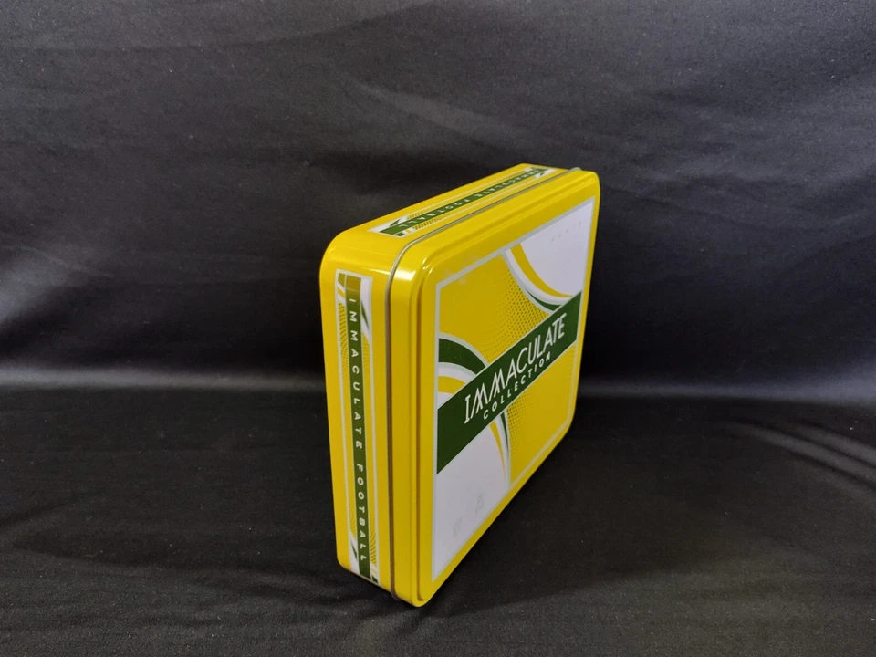 2017 Panini Immaculate Collection Football EMPTY Card Tin/Box NFL YELLOW  - Image 3 of 4