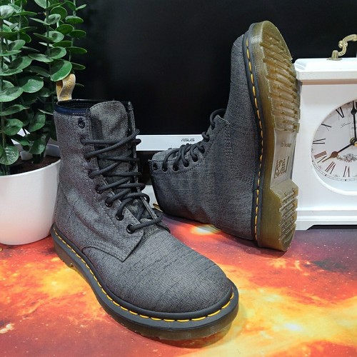 GREAT! Dr Martens Vegan Castel Grey Boots Size UK 5 - Picture 15 of 24